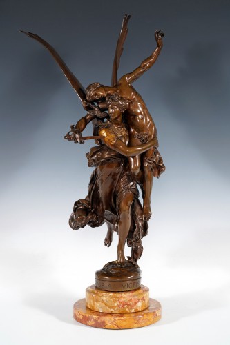 A. Mercié and F. Barbedienne, &quot;Gloria Victis&quot;, France circa 1880 - Sculpture Style 