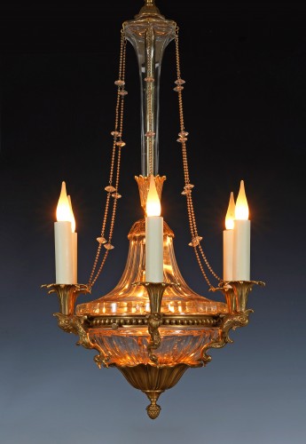 Maison Baguès - Dolphin Chandelier, France circa 1900 - Lighting Style 