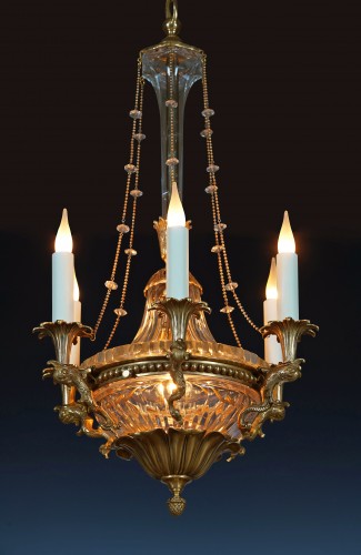 Maison Baguès - Dolphin Chandelier, France circa 1900 - 