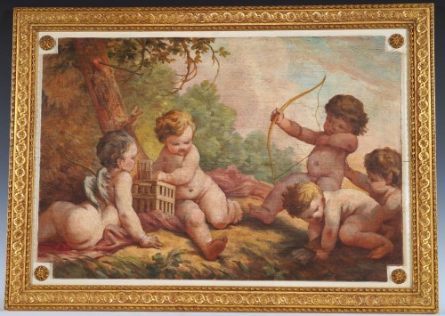 Paintings & Drawings  - The Swing” and The Archery, France 18th Century