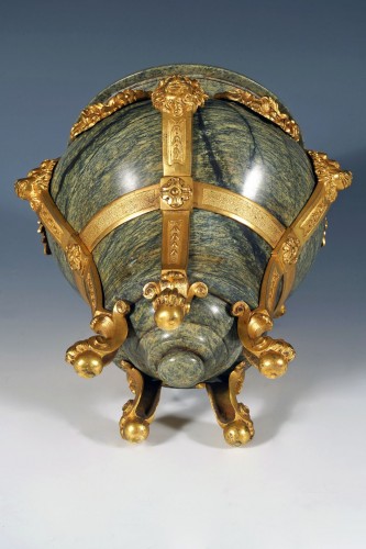  - H. Dasson-  Pair of covered Vases  with Lions , France Circa 1880