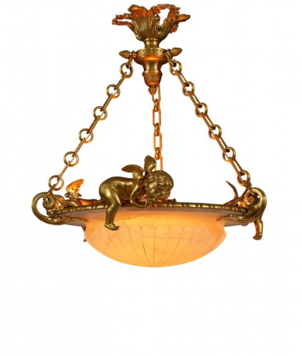 H. Beau, suspension « aux amours », France Circa 1890