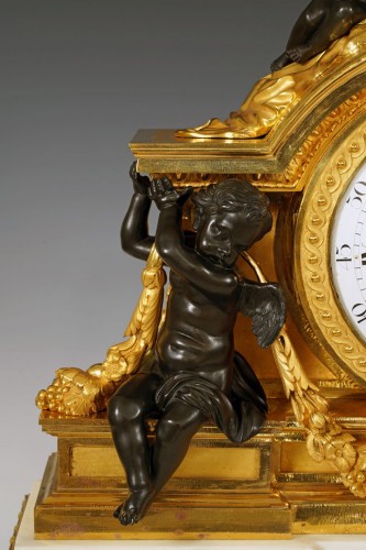  - A.-E. Beurdeley -  « The Coronation of Science » Clock, France, circa 1890