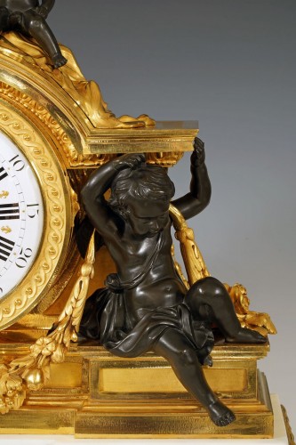 Antiquités - A.-E. Beurdeley -  « The Coronation of Science » Clock, France, circa 1890