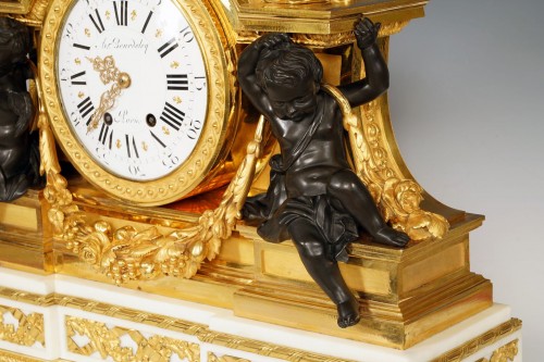 Antiquités - A.-E. Beurdeley -  « The Coronation of Science » Clock, France, circa 1890