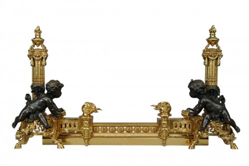 Raingo Frères - Paire de Chenets, France circa 1870