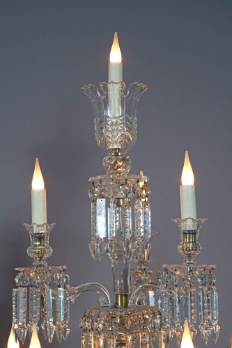 Napoléon III - Baccarat - Pair of Crystal Candelabras, France circa 1870