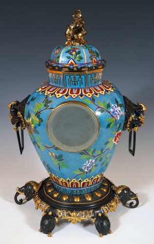 Antiquités - L&#039;Escalier de Cristal - Oriental Clock, France Circa 1890