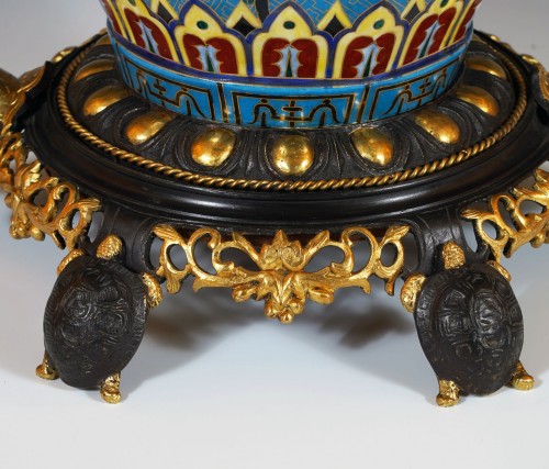 Antiquités - L&#039;Escalier de Cristal - Oriental Clock, France Circa 1890