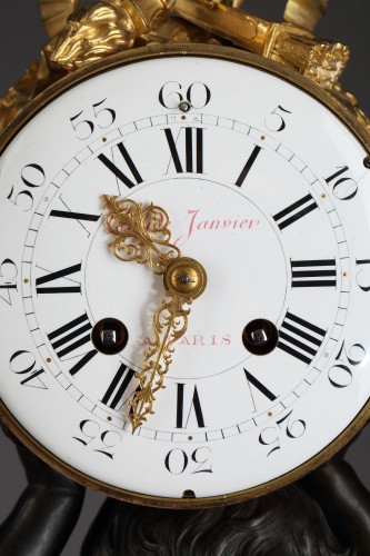 Horology  - E. Hazart, Charming Clock, France, circa 1880