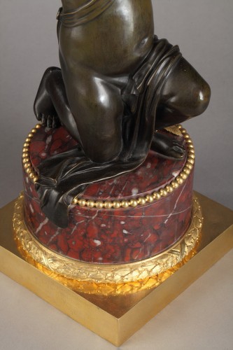 E. Hazart, Charming Clock, France, circa 1880 - 