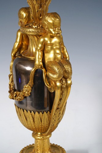 XIXe siècle - Maison Millet, Paire de Candélabres « aux Tritons », France Circa 1870