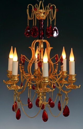 H. Vian - Lustre orientaliste, France circa 1890 - Luminaires Style 