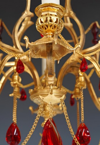 Antiquités - H. Vian - Lustre orientaliste, France circa 1890