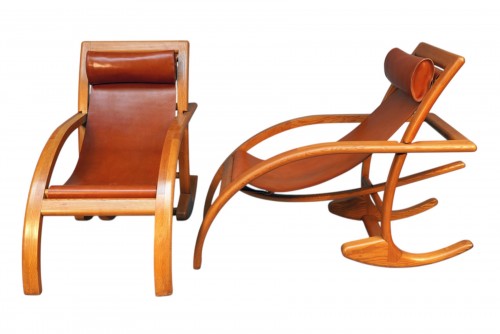 Pair of Deckchairs, France, 20th Century