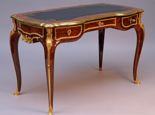 Antiquités - H.-L. Wassmus, paire de bureaux, France circa 1860