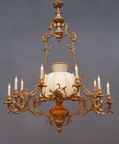 Lacarrière Frères &amp; Delatour - Grand Lustre, France circa 1870 - Lighting Style Napoléon III