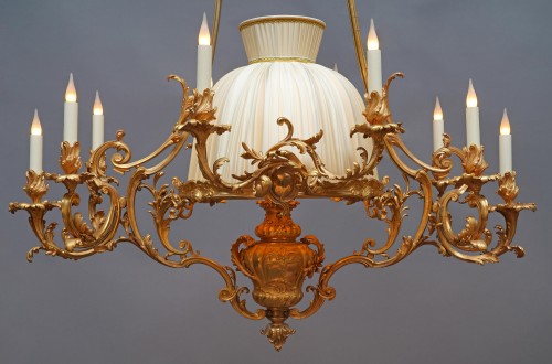 Antiquités - Lacarrière Frères &amp; Delatour - Grand Lustre, France circa 1870