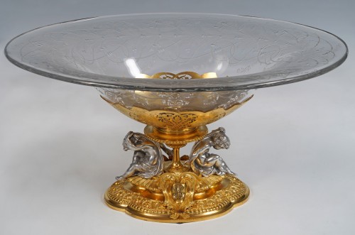 Decorative Objects  - G. Denière - &quot;Cupids&quot; Bowl, France circa 1870
