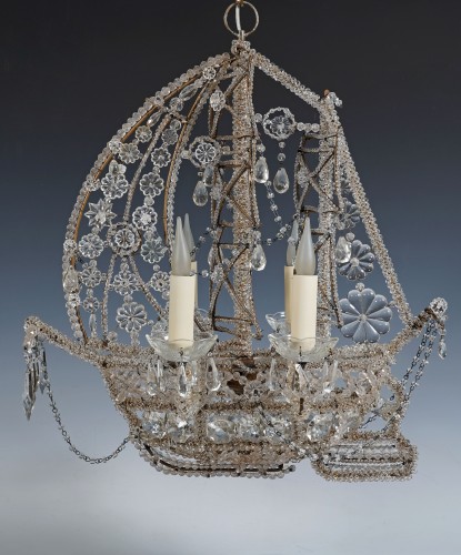 Lighting  - Maison Baguès - &quot;Nave&quot; Chandelier, France 20th Century