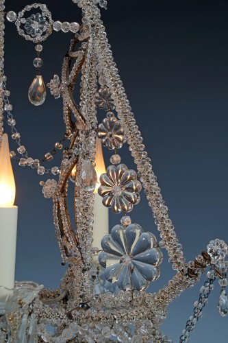 Antiquités - Maison Baguès - &quot;Nave&quot; Chandelier, France 20th Century