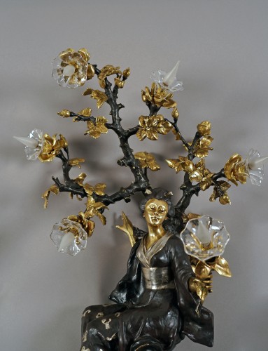 Raingo Frères - &quot;The Japanese&quot; Wall-Light, France circa 1860 - 