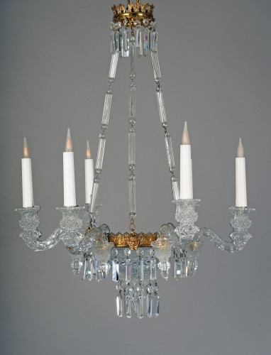 Baccarat - Lustre en cristal, France circa 1825 - Luminaires Style Restauration - Charles X