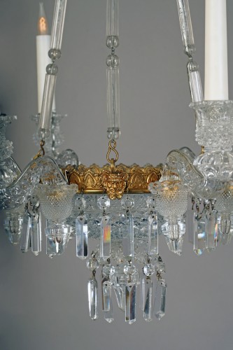 Baccarat - Lustre en cristal, France circa 1825 - Tobogan Antiques