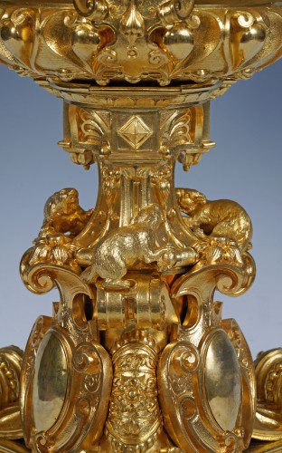 M. Liénard, &quot;The Marmots&quot; Centerpiece, France circa 1840 - Louis-Philippe