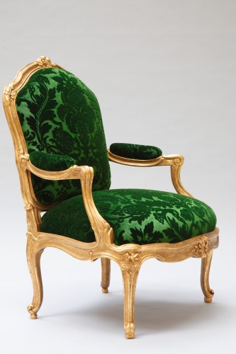 Set Of Four Armchairs “à Chassis&quot; After M.Gourdin, France, Circa 1880 - 