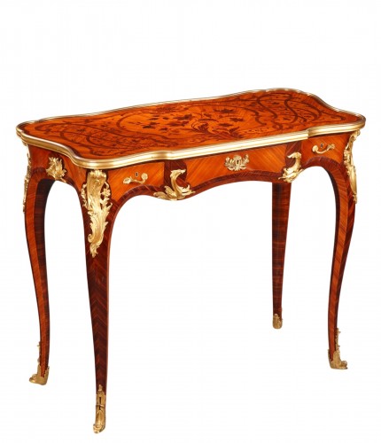 P. Soramni, Louis XV Style Table, France circa 1870