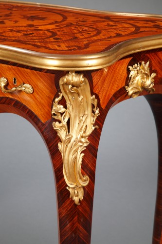 Napoléon III - P. Soramni, Louis XV Style Table, France circa 1870