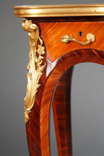 Antiquités - P. Soramni, Louis XV Style Table, France circa 1870