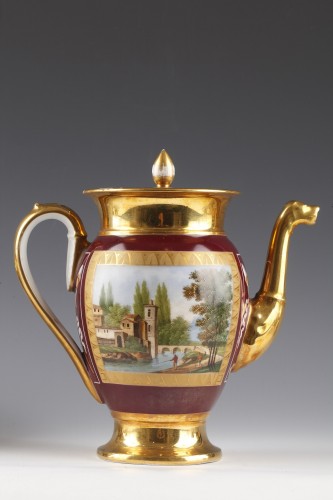 Paris Porcelain Tea Set, France Circa 1880 - 