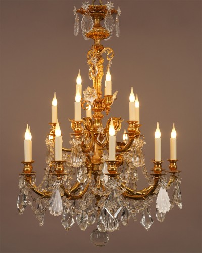 H. Vian - Lustre "aux Papillons", France circa 1890 - Luminaires Style 