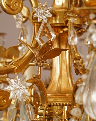  - H. Vian - Lustre "aux Papillons", France circa 1890