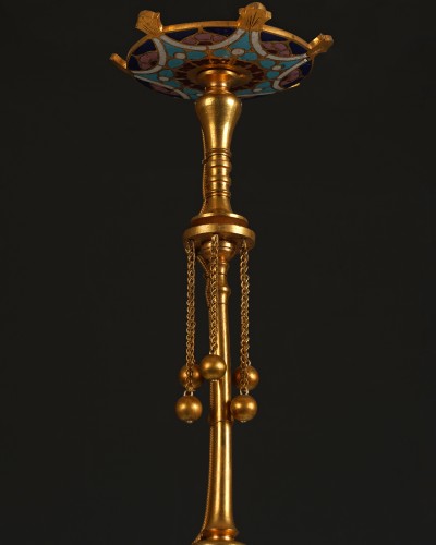 19th century - F. Barbedienne - Neo-Byzantine Chandelier, France circa 1880