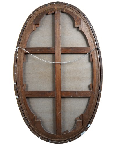 Antiquités - G. Simoni, Pair of paintings "Les Fêtes Galantes", Paris, 1881