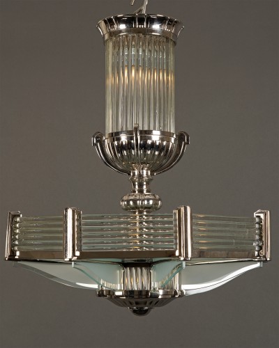 Atelier Petitot, Art Deco Chandelier, France circa 1930 - Lighting Style Art Déco