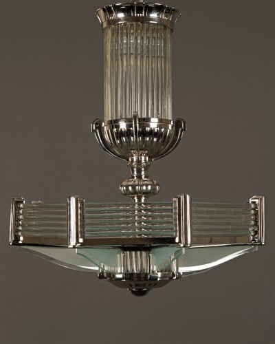 Atelier Petitot, Art Deco Chandelier, France circa 1930 - 