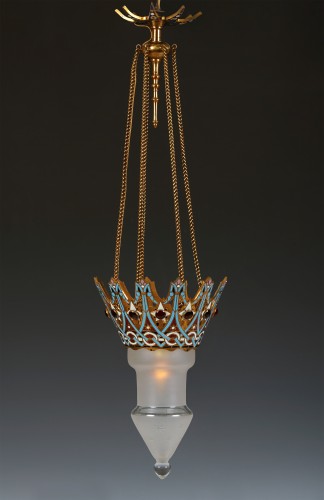 F. Barbedienne - Lustre Orientaliste, France circa 1880 - Luminaires Style 