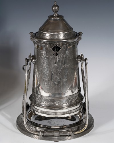 Antiquités - Reed & Barton, Paire de Pichets à eau glacée, Etats-Unis circa 1880