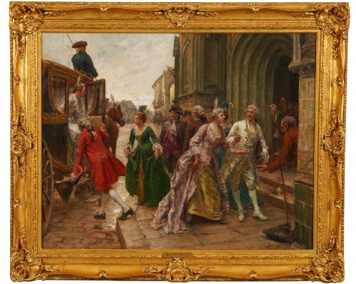 P. E. Boutigny - L'Arrivée de la Mariée, France 1928