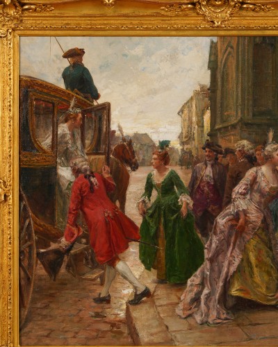 P. E. Boutigny - L'Arrivée de la Mariée, France 1928 - Tobogan Antiques