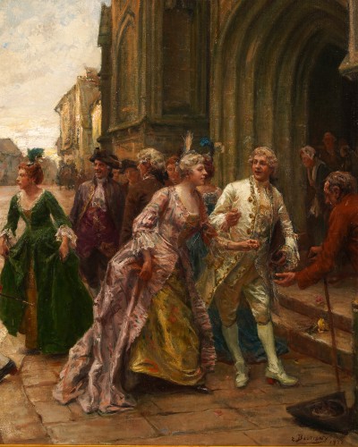 XXe siècle - P. E. Boutigny - L'Arrivée de la Mariée, France 1928