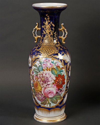XIXe siècle - Manufacture de Valentine - Elégante paire de Vases, France circa 1860