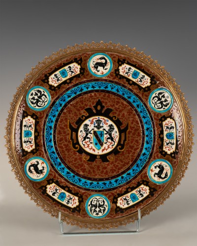 J. Vieillard & Cie et A. de Caranza - Coupe de présentation, France circa 1880 - Objet de décoration Style 