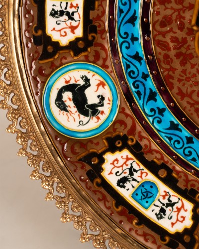 Antiquités - J. Vieillard & Cie et A. de Caranza - Coupe de présentation, France circa 1880