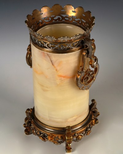 E. Cornu - Paire de vases rouleaux, France circa 1870 - 