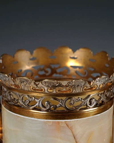  - E. Cornu - Paire de vases rouleaux, France circa 1870